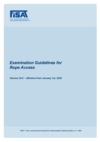 Examination Guidelines for Rope Access